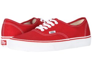 vans authentic, red, size 8.5