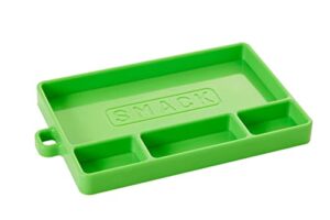 gripty | premium silicone tool tray | flexible | multi purpose mat | portable tool box organizer | no magnets | easy clean up | (medium-original green)