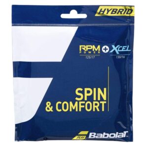 babolat hybrid rpmp125 + xcel 130 cording,unisex adult, unisex_adult, 281038, multi-coloured (multi-coloured), 25/30