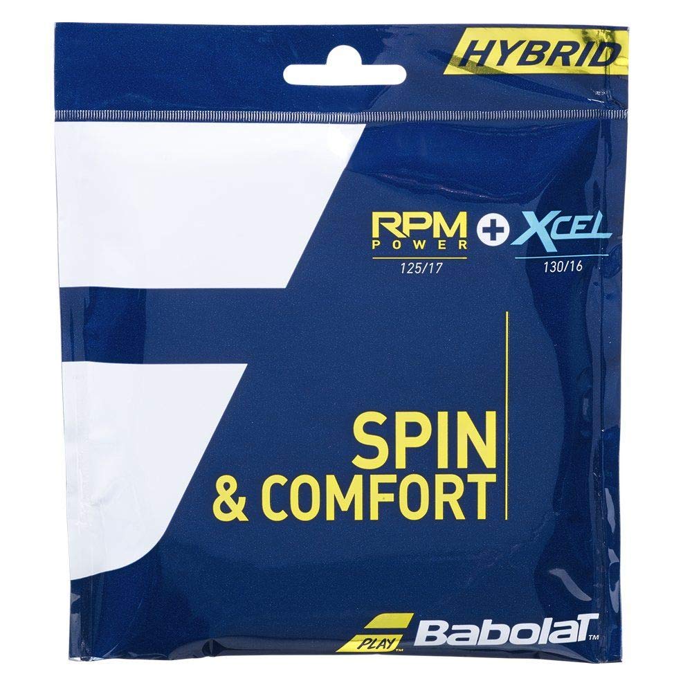 Babolat Hybrid Rpmp125 + Xcel 130 Cording,Unisex Adult, Unisex_Adult, 281038, Multi-Coloured (Multi-Coloured), 25/30