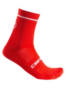 castelli entrata 13 cycling sock (red, xxl)