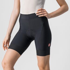 Castelli Women’s Prima Short for Road and Gravel Biking I Cycling - Black/Dark Gray - Medium