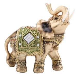 jarchii feng shui elephant statue, retro figurines collectible wealth lucky elephant sculpture perfect for home decor office decoration gift（s m l）(#1)