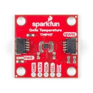 SparkFun High Precision Temperature Sensor - TMP117 (Qwiic) Programmable Temperature Alert Limits Operating Voltage 1.8V to 5.5V 16-bit Resolution NIST traceability Maximum Range from -55°C to 150°C