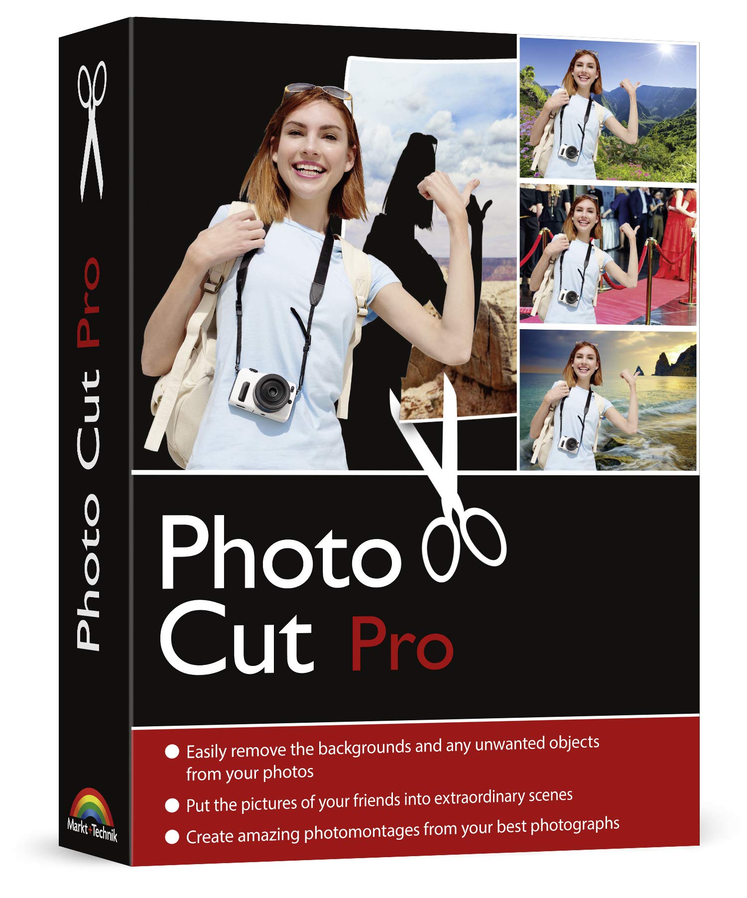 Photo Cut PRO for Windows 11, 10, 8.1, 7 - Edit, remove and change the backgrounds from your pictures easily - get rid of unwanted objects - make collages - apply filters and other effects