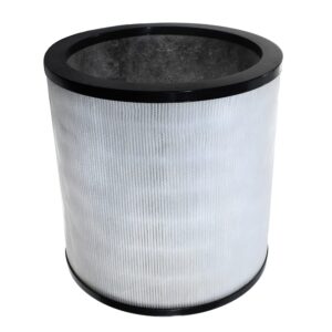hqrp hepa filter compatible with dyson pure cool link tp02 tp03, pure cool tp01 am11 tower, pure cool me bp01 personal fan, replacement for 968126-03 evo filter 2nd generation