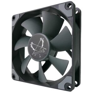 scythe kaze flex 92mm fan, pwm 300-2300rpm, quiet case/cpu cooler fan, single pack