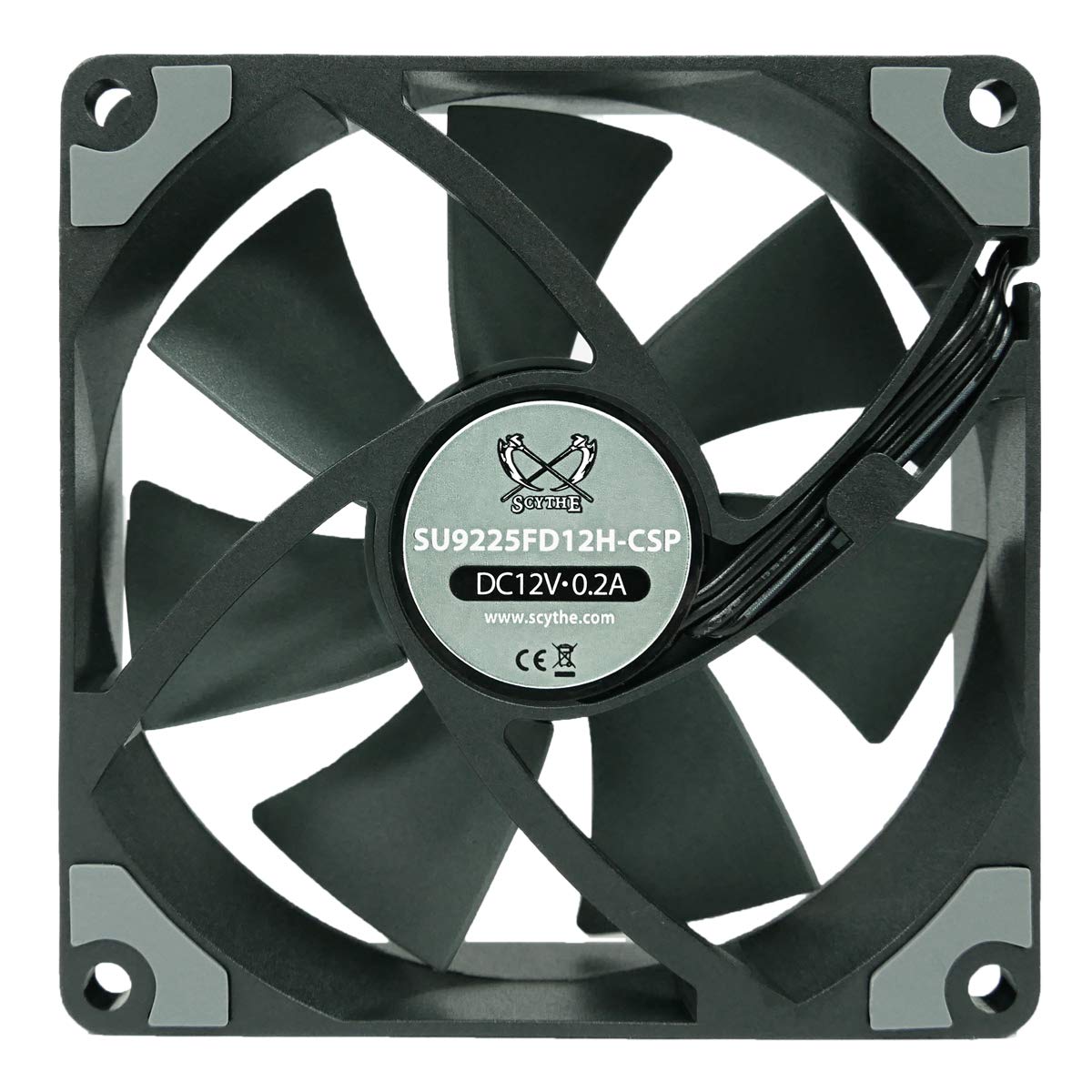 Scythe Kaze Flex 92mm Fan, PWM 300-2300RPM, Quiet Case/CPU Cooler Fan, Single Pack