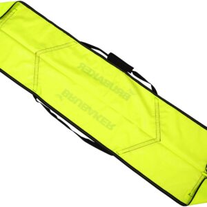 BRUBAKER XC Touring Cross-Country Ski Bag for 1 Pair of Skis and 1 Pair of Poles - Neon Yellow/Black - 76 7/8 Inches /195 Cm