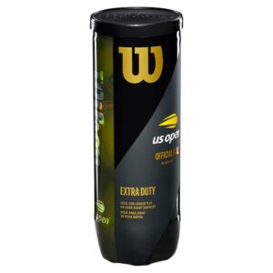 Wilson US Open Extra Duty All-Court Tennis Balls - 3 Ball Can (2 Cans)