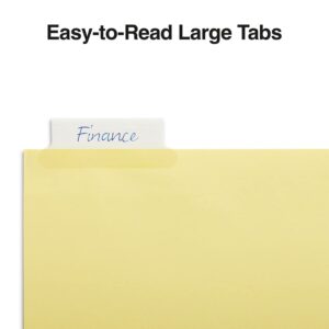 Staples 431422 Big Tab Blank Paper Dividers 5-Tab Clear 4/Pack (13514/14480)