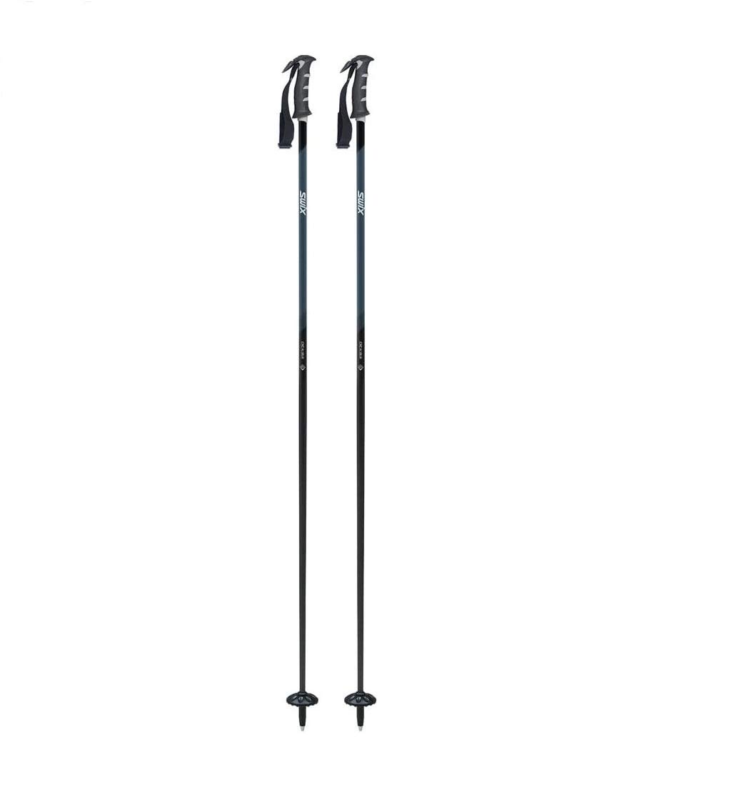 Swix Excalibur Dark DD4 Adult Cross Country Ski Poles, 120