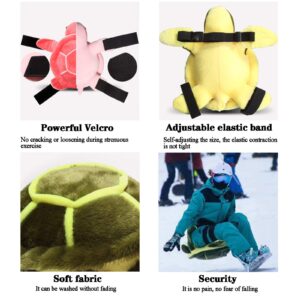 RSHJD Ski Protector, Protection Hip Used for Snowboard Ice Skating Skateboarding, Protecting The Hips and Knees, Turtle Shape, Impact Resistance