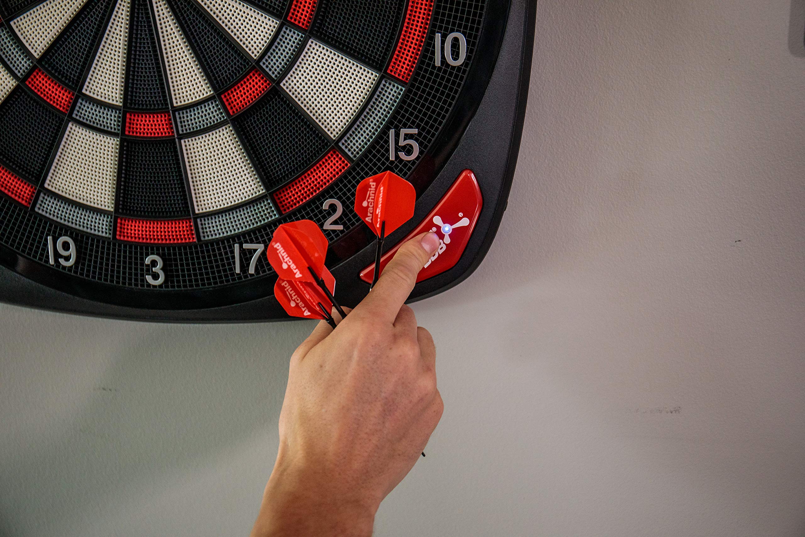 Arachnid SDB4000 Electronic Soft Tip Smart Dartboard with Online Game Play, Black (SDBC4000ARA)