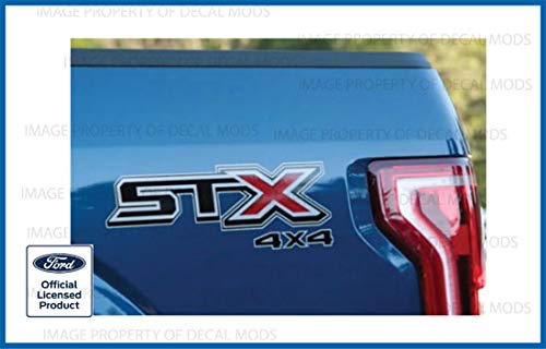 Decal Mods STX 4X4 Decals Stickers for Ford F150 (2015-2020) - F (Set of 2) Officially Licensed | FH2A1