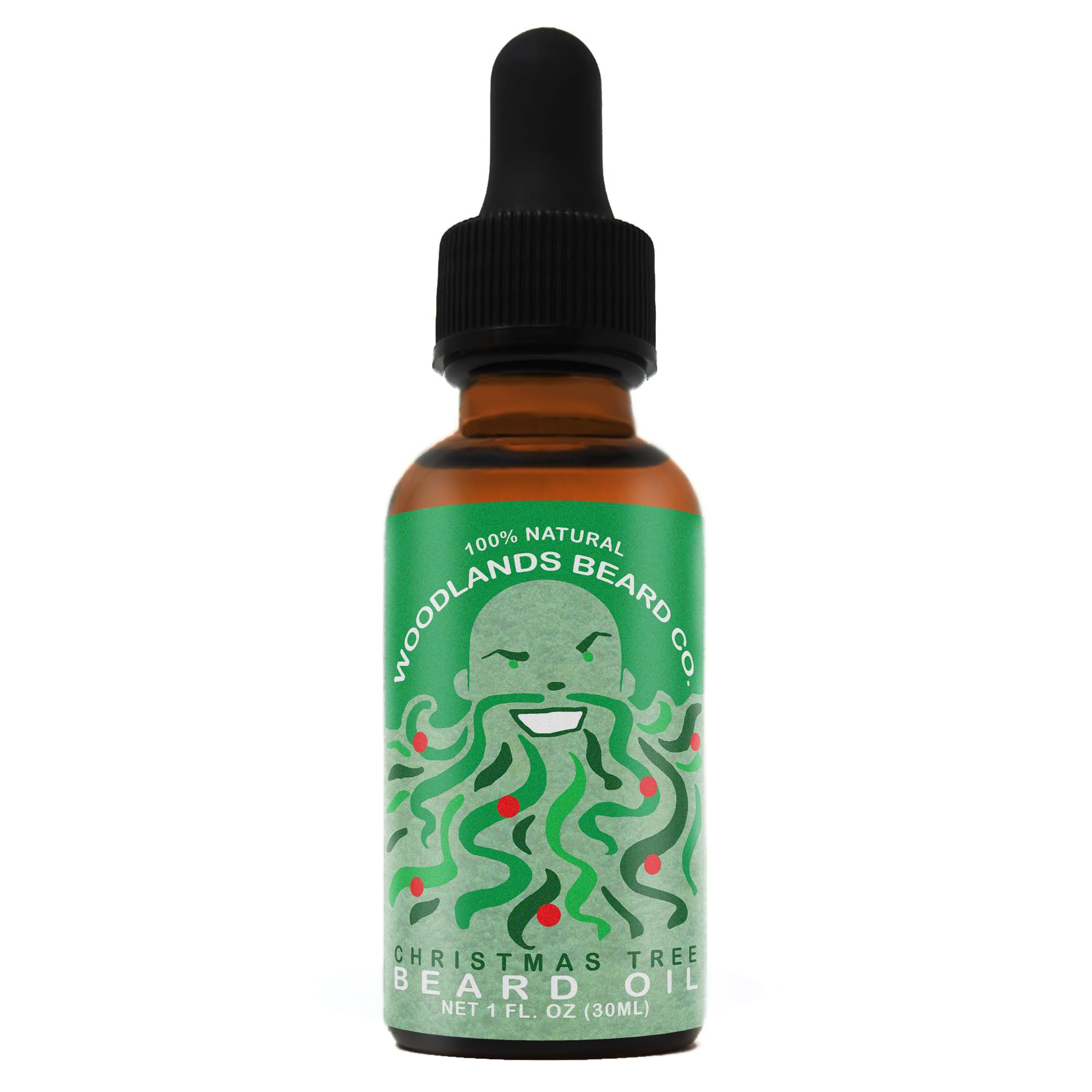 Christmas Tree Beard Oil Original Scented With Fir, Cypress, and Spruce