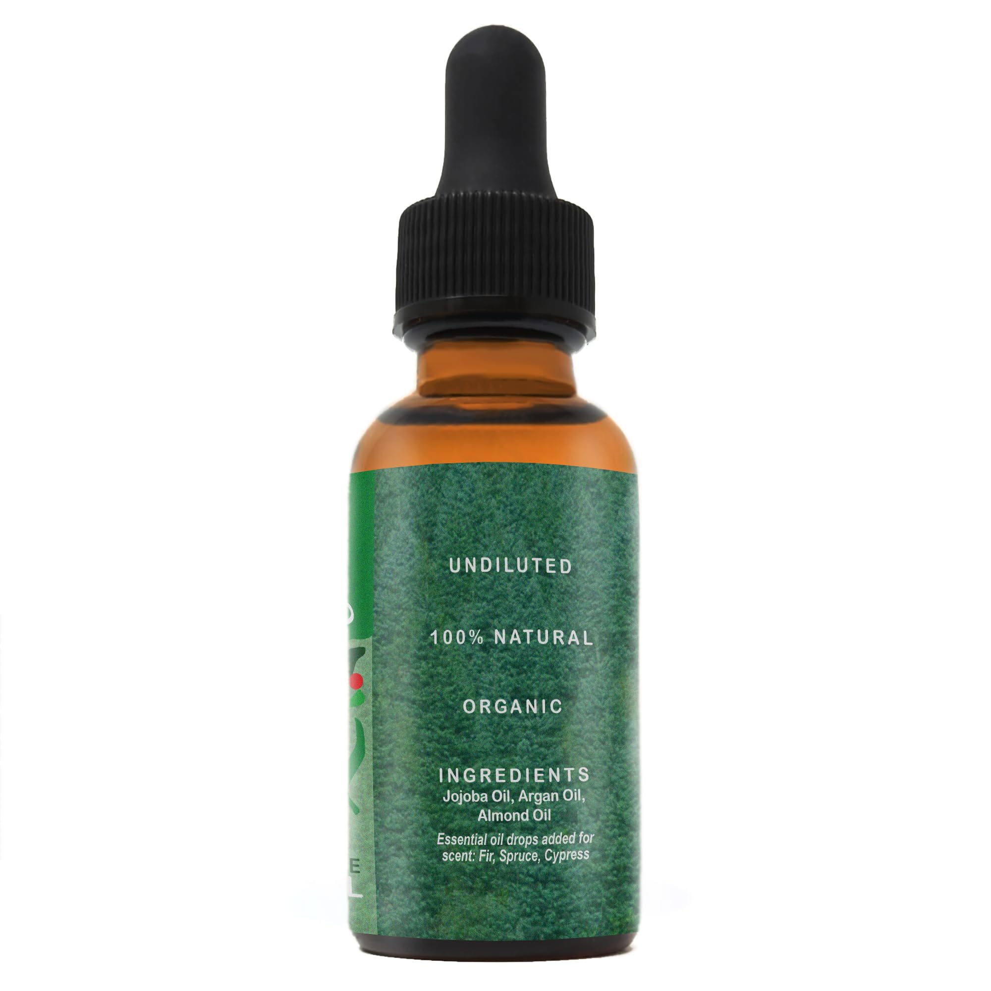 Christmas Tree Beard Oil Original Scented With Fir, Cypress, and Spruce