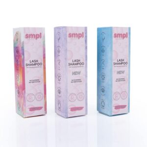 SMPL Aesthetics Eyelash Extension Cleanser, Lash Shampoo, Lash Cleaner for Extensions, Lash Brush, Rinse Bottle, Lash Bath, Free E-Book Sensitive, Paraben, Sulfate Free, Makeup Remover, Primer (Fresh)