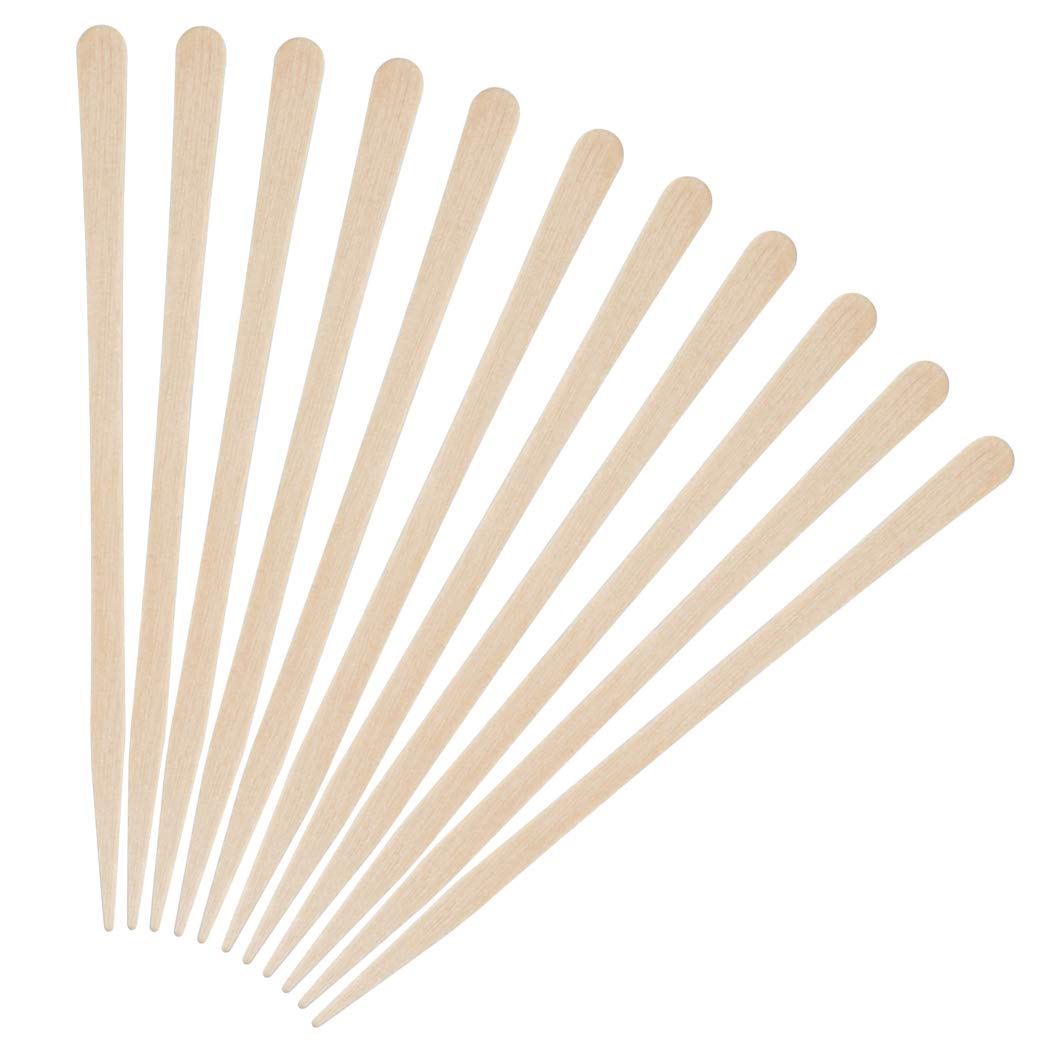 1000 Pieces Small Wax Sticks Wood Waxing Spatulas Applicator Sticks Wooden Craft Sticks Hair Nose Wax Stick for Hair Body Eyebrow Removal.