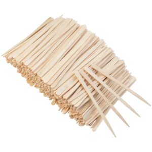 1000 Pieces Small Wax Sticks Wood Waxing Spatulas Applicator Sticks Wooden Craft Sticks Hair Nose Wax Stick for Hair Body Eyebrow Removal.