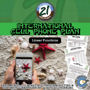 international cell phone plan -- linear equations - 21st century math project