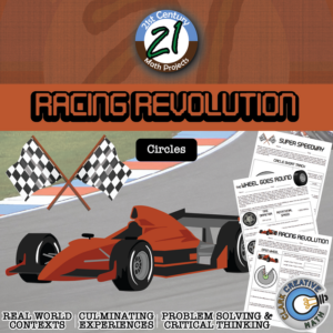 racing revolution - circle, circumference & arc length - math project