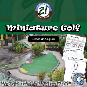 miniature golf -- angle of incidence and reflection - 21st century math project