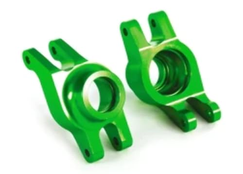 Traxxas 8952G Carriers, Stub Axle (Green-Anodized 6061-t6 Aluminum) (Rear) (2)