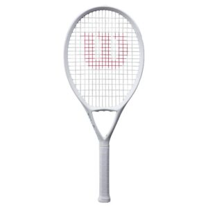 wilson one tennis racquet (4_3/8 white)