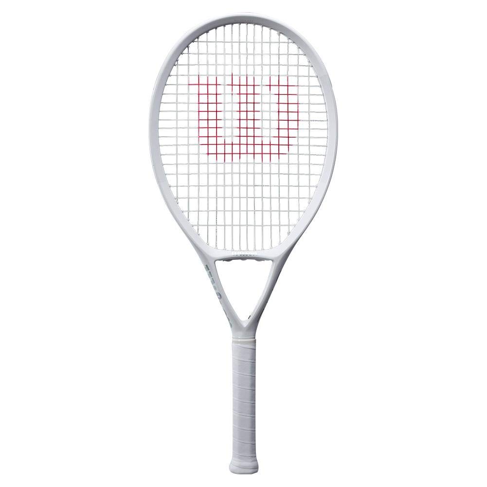 Wilson One Tennis Racquet (4_3/8 White)