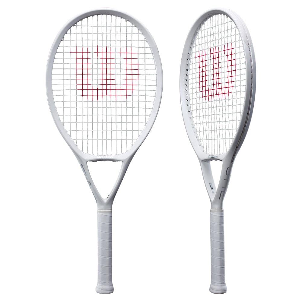 Wilson One Tennis Racquet (4_3/8 White)