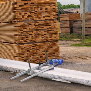 JMTAAT Portable 14" - 36" Chainsaw Mill Planking Milling Guide Bar Brush Wood Lumber Cutter Builders and Woodworkers