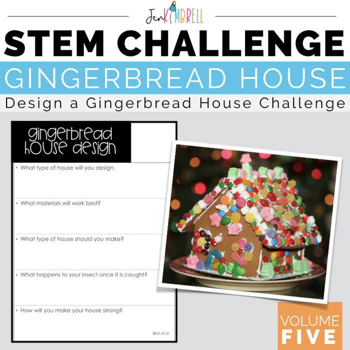 STEM Activity and Challenge: Design a Gingerbread House