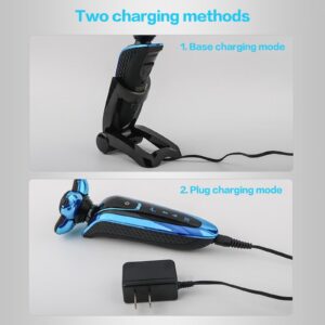 USonline911 Charging Charger Stand+HQ8500 Power Cord for Philips Norelco SH50, SH70, S5000, S7000 Series Shavers