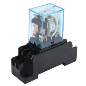 Gump's grocery 12V DC Coil Power Relay LY2NJ DPDT 8 Pin HH62P JQX-13F with Socket Base