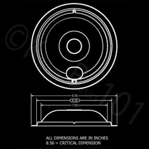 KITCHEN BASICS 101 Made in the USA WB31M20 WB31M19 Replacement Range Cooktop Porcelain Drip Pans for GE 2 6-Inch & 2 8-Inch Pans, 4 Pc