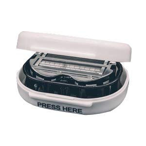 Omnishaver Case Razor Keep Your Omnishaver Away from Dirt and Dust, Case for Razor to Avoid Blunt and Damaged Blades - White