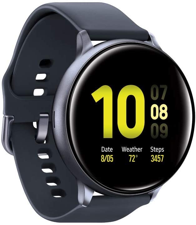 Samsung Galaxy Watch Active2 Bluetooth Smartwatch, Aluminum, 44mm, Black (SM-R820NZKCXAR) (Renewed)