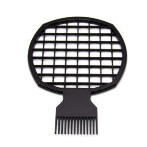 auear, black plastic hair coil comb natural curly twist hair brush (twist comb)