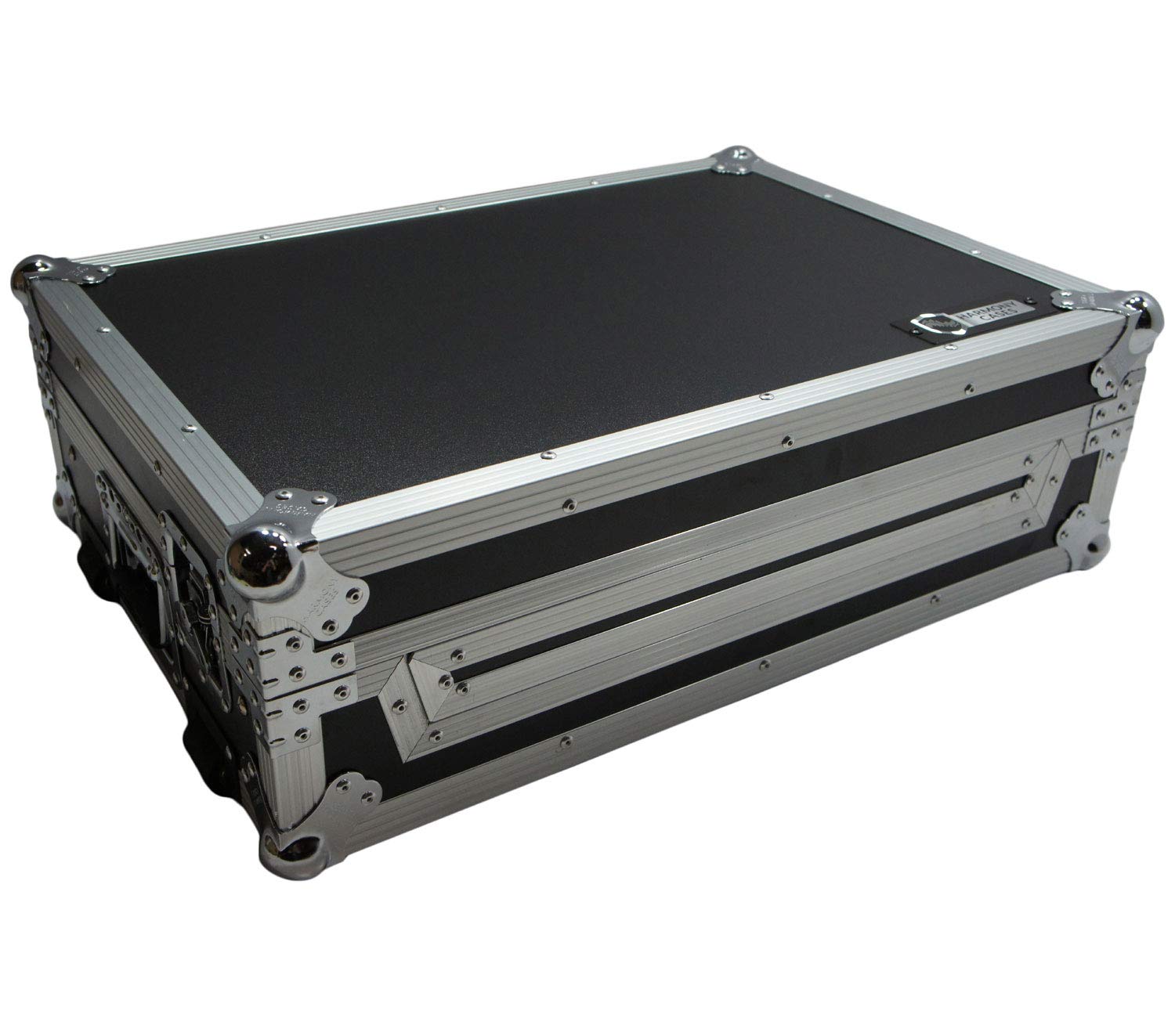 Harmony Audio HCXDJRRLT Flight Angle Glide Laptop Stand DJ 1U Rack Case Compatible with Pioneer XDJ-RR