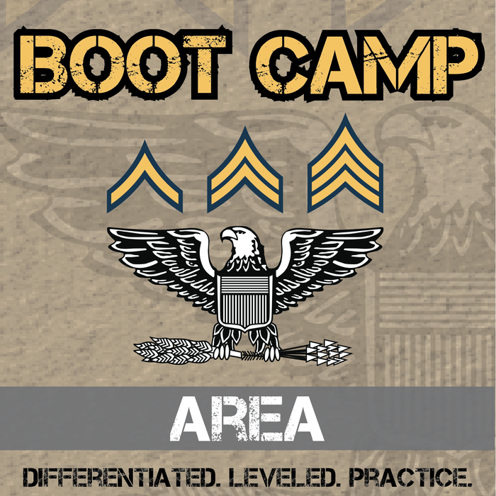 Area Boot Camp -- Differentiated Practice Assignments