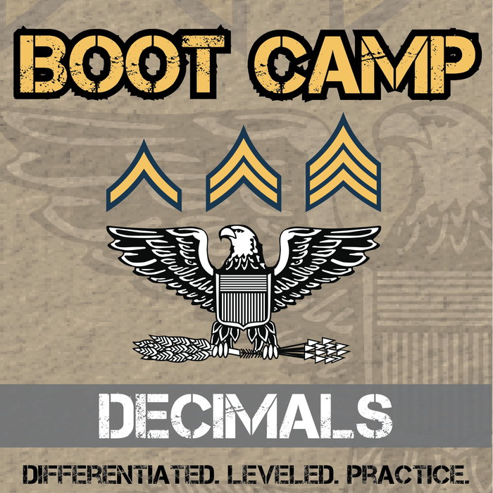 Decimal Boot Camp -- Differentiated Practice Assignments