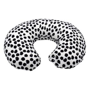 Multi-Use Nursing Pillow Cover, Soft Stretchy Breastfeeding Pillow Case, Nursing Pillow Slipcovers (Black Dot)