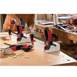 BESSEY EHK SERIES - 300 lb Clamping Force - 06 in - EHKL06 Trigger Clamp Set - 3.125 in. Throat Depth - Wood Clamps, Tools, & Equipment for Woodworking, Carpentry, Home Improvement, DIY