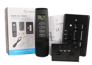 amazing deals and donations gas fireplace remote control on/off with thermostat remote and receiver kit for millivolt gas valves only