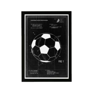 sports and teams framed wall art prints 'soccer ball 2012' soccer