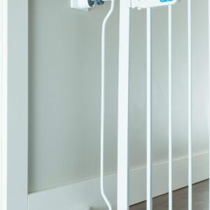 Wall Nanny Extender - 2.5 Inch Baby Gate Extension Kit (Made in USA) Extends Pressure Mounted Gates + Protects Walls + Stabilizes Gate - for Child, Pet & Dog Gates, Works on Stairs, Protector (4 Pack)