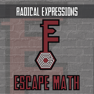 escape math - radical expressions (rock and roll theme) - escape room activity