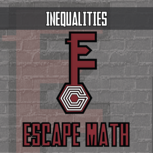 escape math - inequalities (football theme) -- escape room style class activity