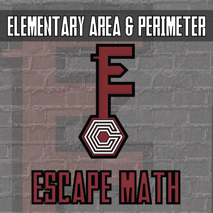 Escape Math - Area & Perimeter Elementary (Basketball Theme) -- Escape the Room Style